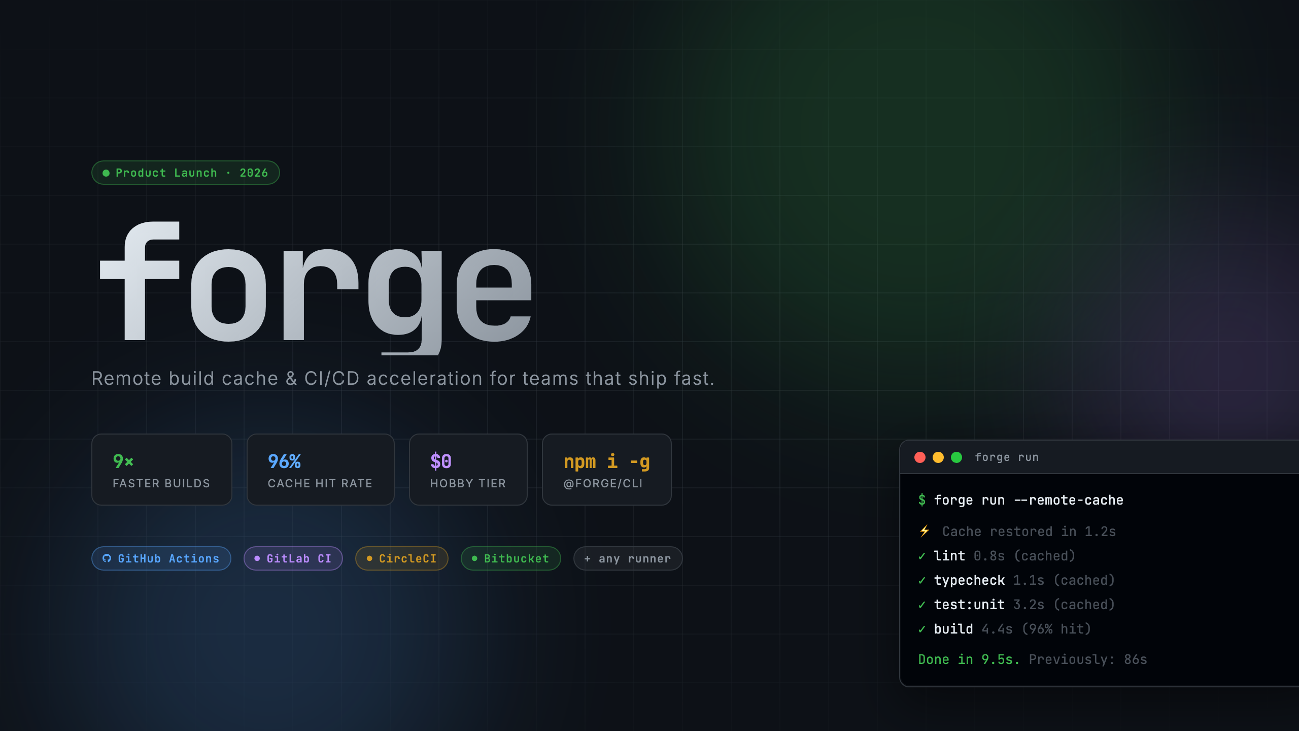 Forge title layout